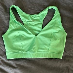 Year of ours green racer back sports bra size small